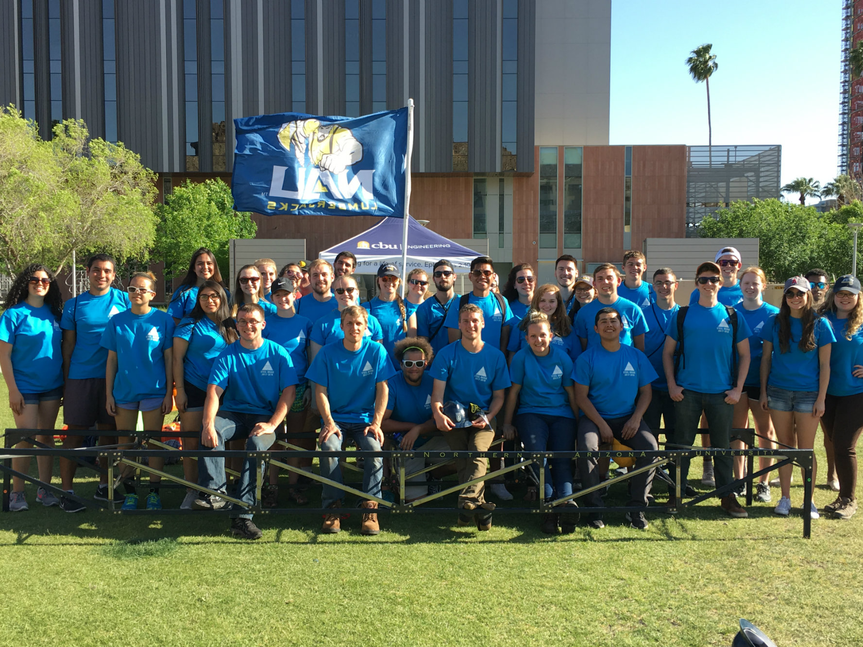 NAU Students and Bridge Team