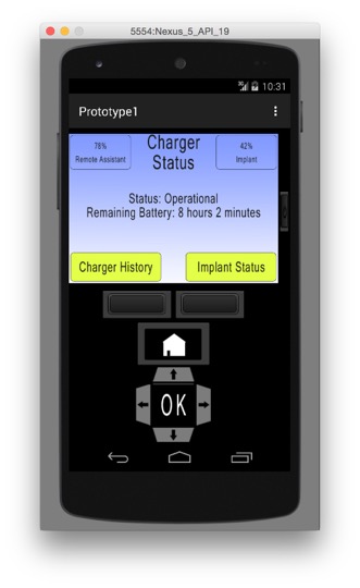 Charger Status Screen