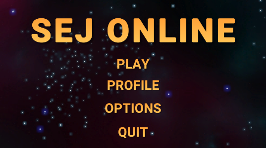 Sej Online Main Menu