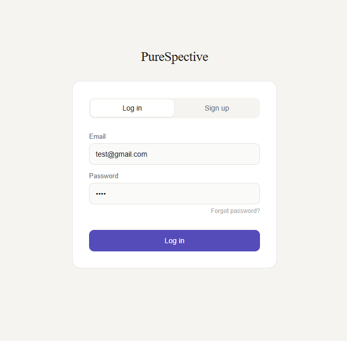 Login Page
