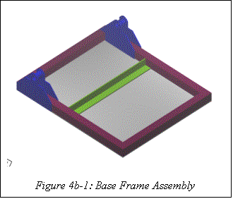 Text Box:  

Figure 4b-1: Base Frame Assembly
