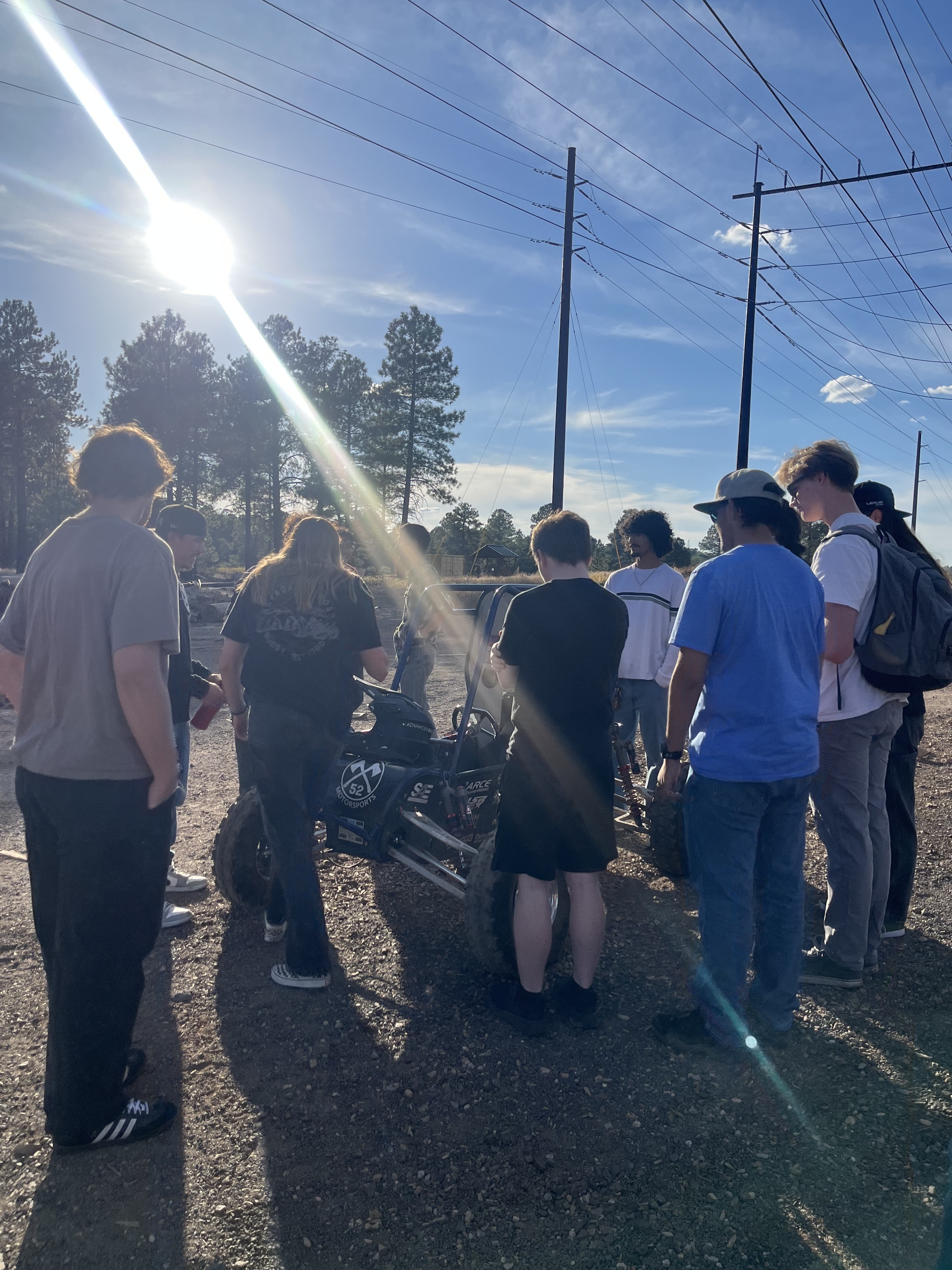 Getting Ready to drive the SAE Baja