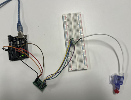 Photo of new Arduino circuit