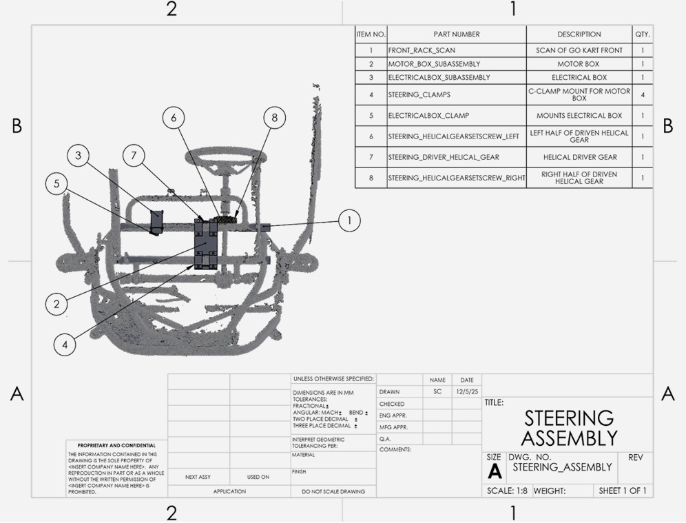 Steering Prototype 2 Assembly 2