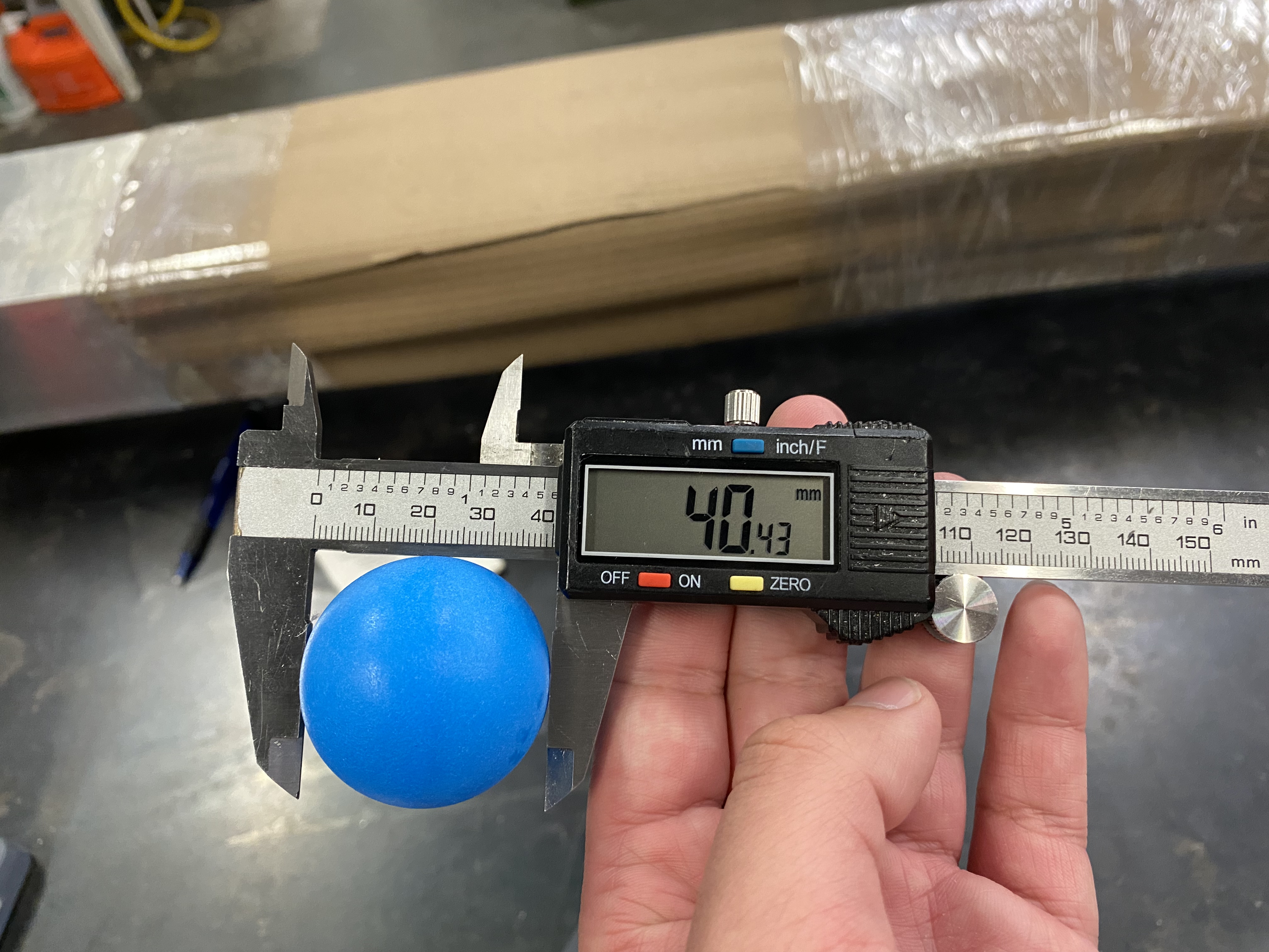 Ping Pong Ball Measurements